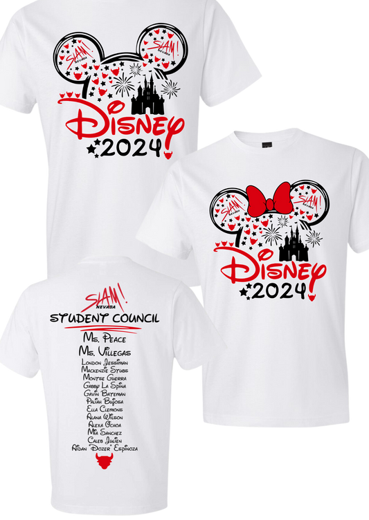 StuCo 2024 Disney Mickey + Minnie T-shirt